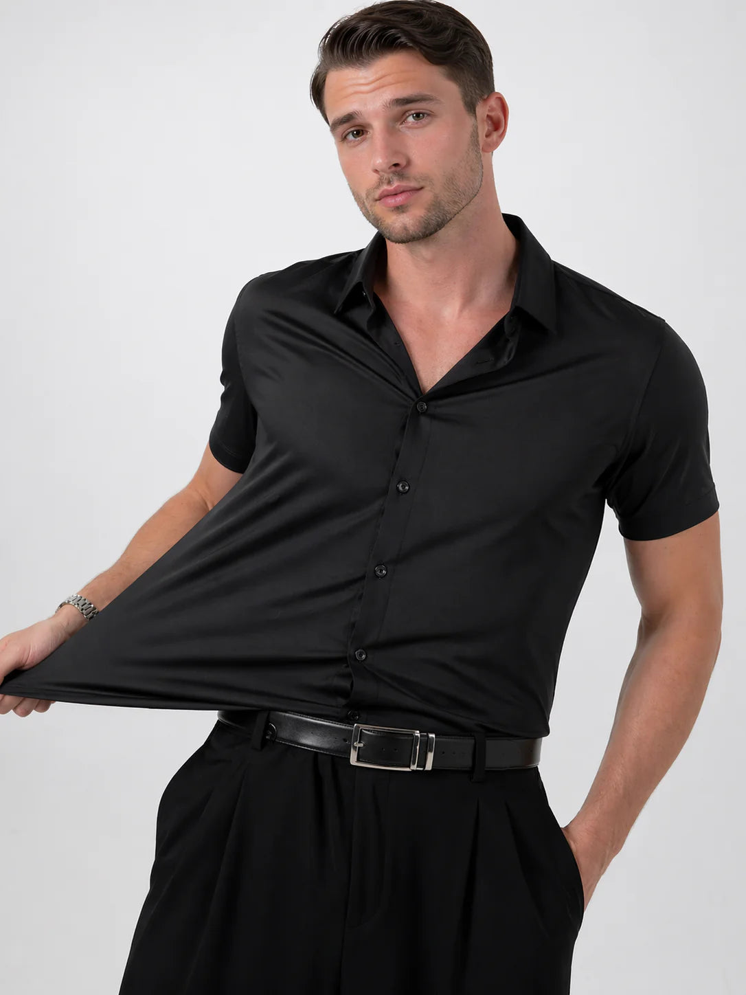 Camisa Stresh Corta – Premium elegante